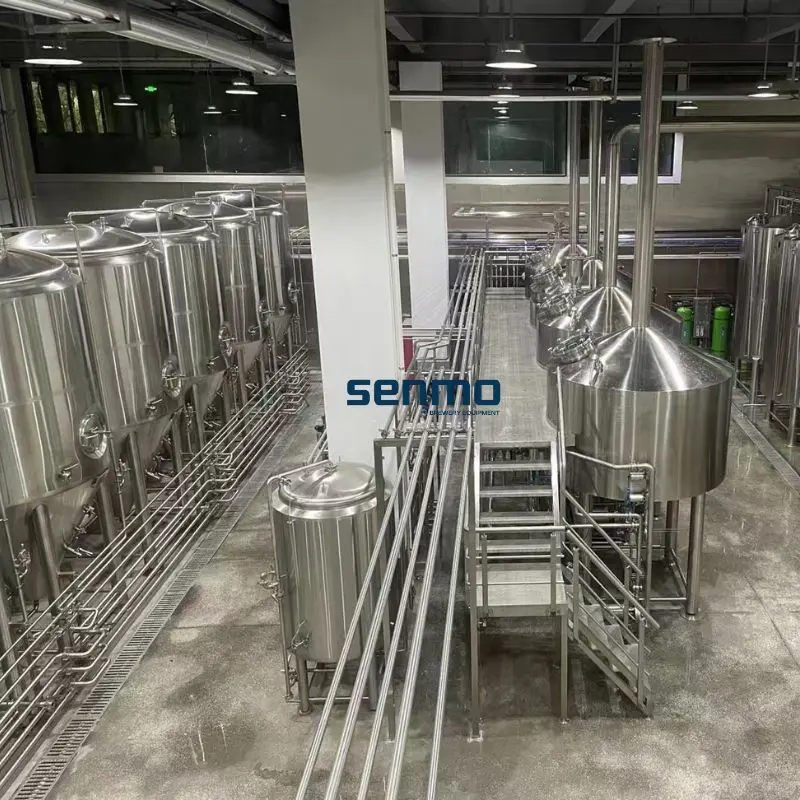 2000L turnkey microbrewery plant for Asian client